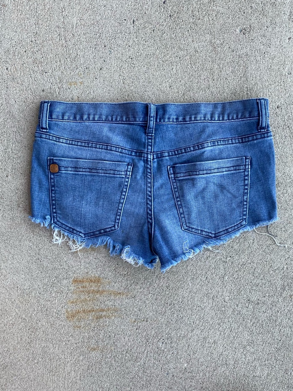 Navy Element Mini Denim Shorts - Size 28
